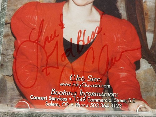 AMY CLAWSON - He Loved Me, He Loves Me Not, 2000 CD, signed, EX cond. - Picture 4 of 4