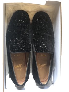 christian louboutin velvet loafers