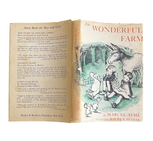 The Wonderful Farm Marcel Ayme 1951 Maurice Sendak Illustrated 1st Edition HCDJ - Picture 3 of 17
