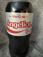 Share a Coke with   Angelica  2025 Personalized Gift Coca~Cola Bottle 20oz Diet