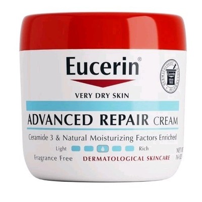 Eucerin Advanced Repair Cream 16 Oz For Very Dry Skin  Dermatological Skincare E