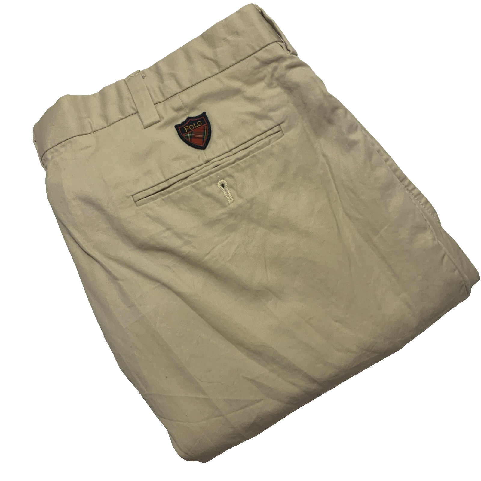 Polo Golf Fairway Ralph Lauren Pants Mens 36x30 Khaki Pleated Preppy 100% Cotton