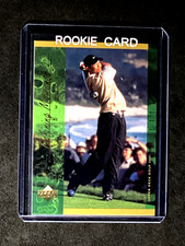 2001 Upper Deck Golf Tiger Woods e-Volve Auto Rookie Card 9