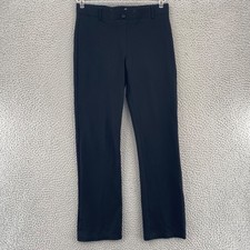 Betabrand Pants Womens Small Petite Black Straight Leg Stretch Pull On Casual