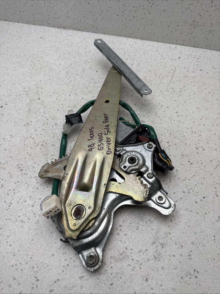 WINDOW MOTOR REGULATOR DOOR GLASS LEFT DRIVER BACK L for LEXUS GS300 GS400 GS430 - Image 2 of 4