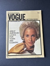 Vintage International Vogue Pattern Book October / November 1968 Fashion