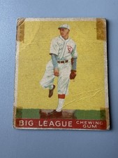 1933 Goudey Big League Chewing Gum - R319 Max Bishop #61 (RC)