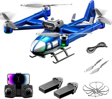 Mini Drone with 360° Flips, One-Key Take Off/Landing, Headless Mode, 2 Batteries