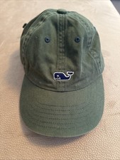 Vineyard Vines Classic Whale Logo Hat Baseball Cap Embroidered Blue Youth Boys