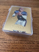 Jim Kelly lot of 51 raw vintage and current football cards. Nice variety.