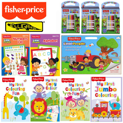 Fisher-Price (Alligator) - Kreative Kunst Activity Sets Lernen & Malbücher