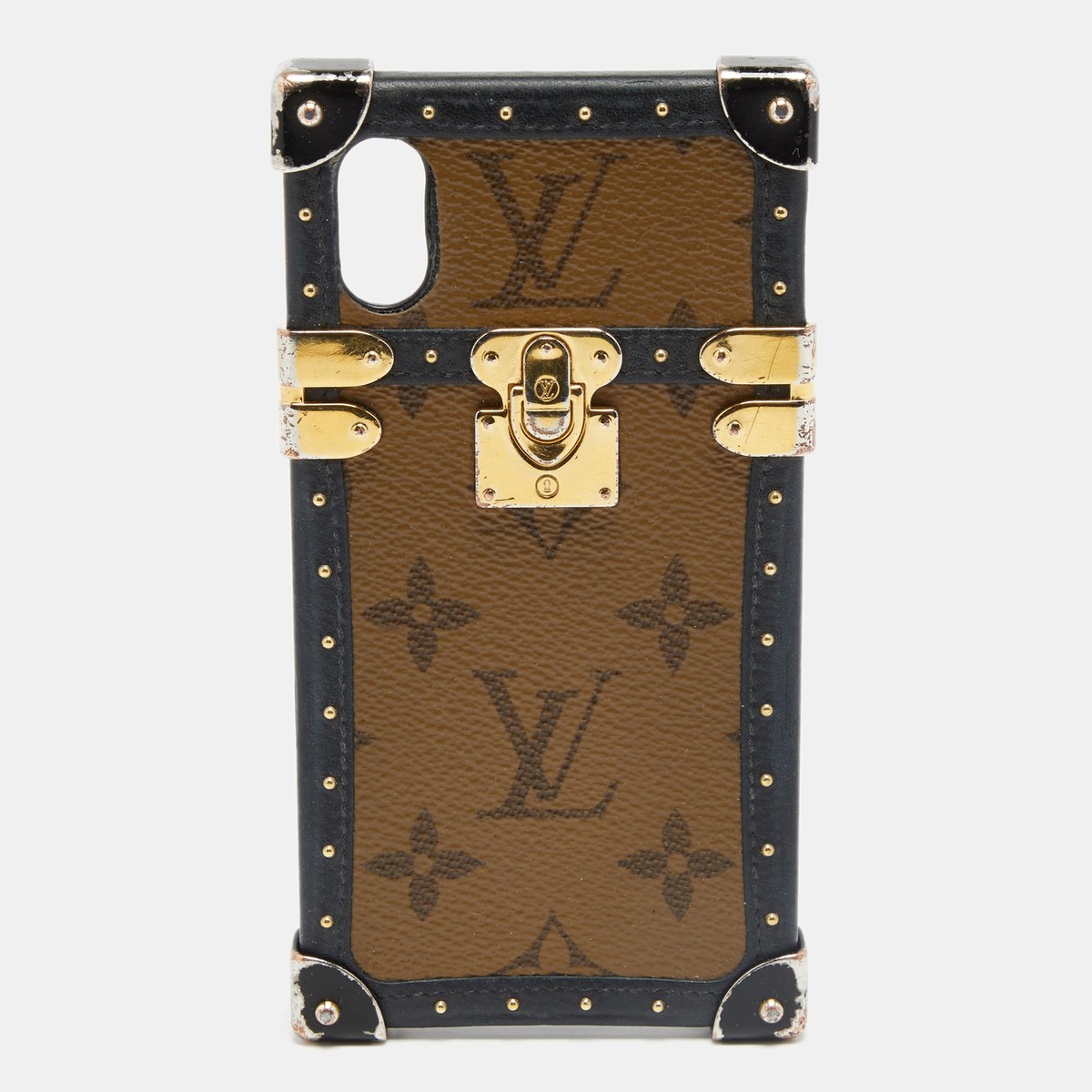 LOUIS VUITTON モノグラム BC4188 iPhone X/XS Louis Vuitton Reverse Monogram Eye-Trunk iPhone X Case | eBay