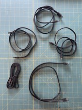 Lot Of 5 eSATA External Serial Cable Hard Drive / Assorted Lengths 1ft