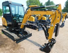 PILOT SYSTEM AGT QNT45 Mini Excavator Digger with Wider Cab Kubota Engine EPA
