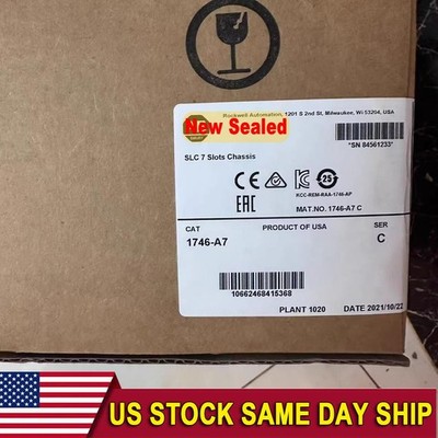 Factory Sealed 1746-A7 SLC 7 Slots Chassis 1746A7 Module US Fast Shipping