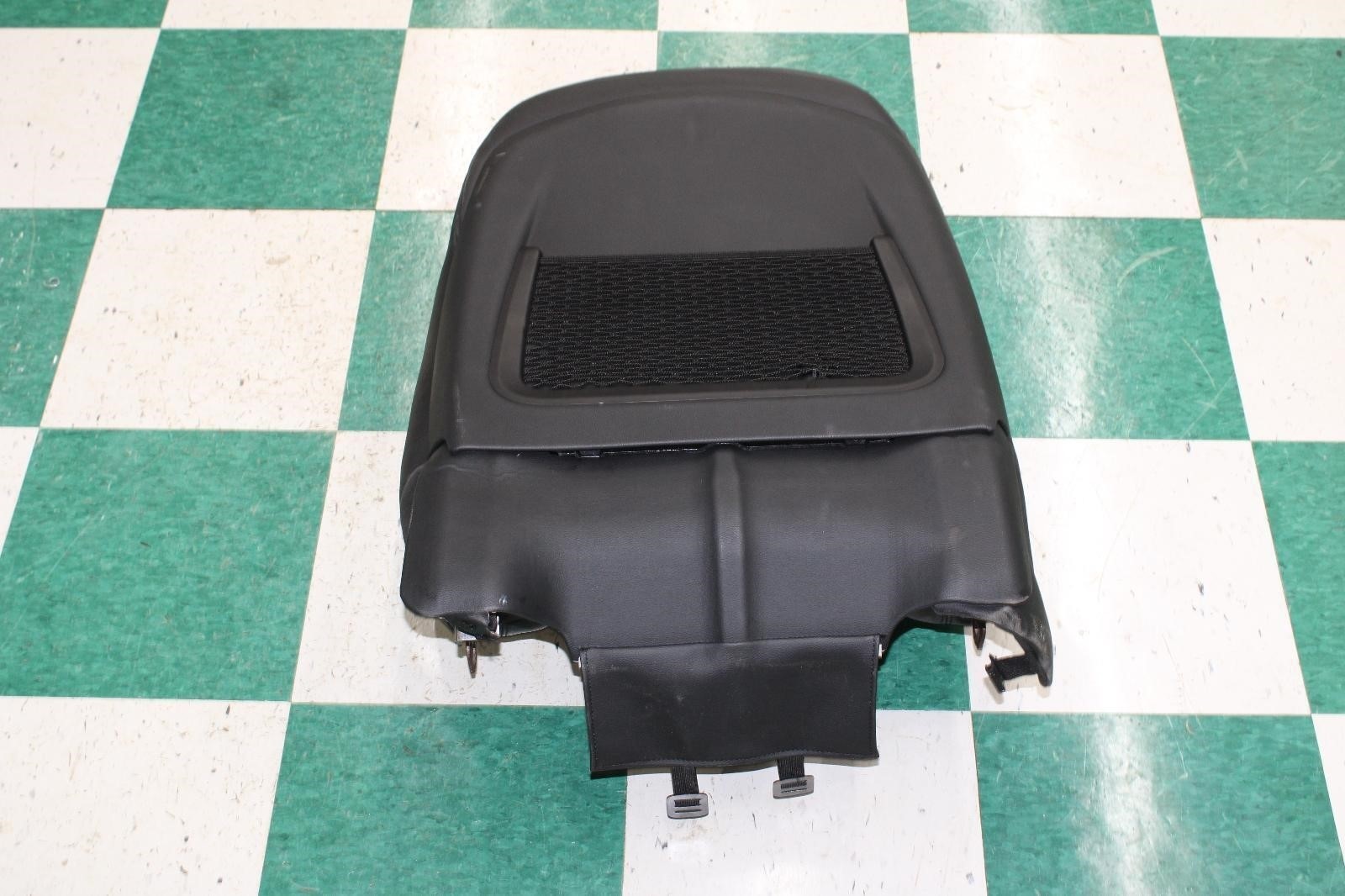 ⚠️-BAG⚠️ 14-17 Ghibli Black Leather Front Driver Side Left LF Seat Upper Cushion