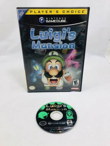 Luigi's Mansion Player's Choice Nintendo GameCube NO MANUAL Tested Scratches