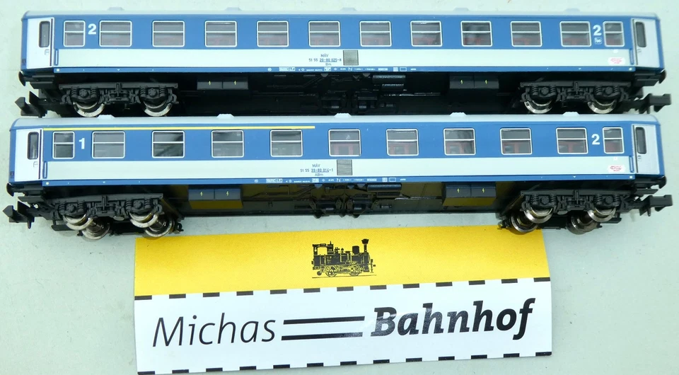 2 MAV ABm 51 55 39-80 014-1 + Bm 51 55 20-80 025-8 Zug Minitrix N 1:160 #3 Li2 å