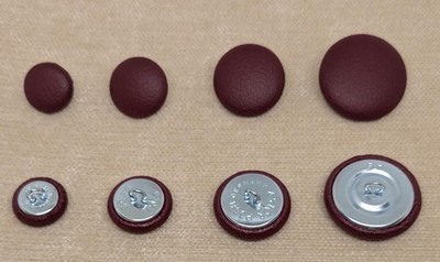 Wein Lissabon Vinyl Schleife Rückseite Polster Knöpfe 15 mm, 19 mm, 23 mm oder 28 mm