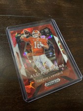 2021 Panini Prizm Draft Picks All-American Red Ice Trevor Lawrence Rookie RC