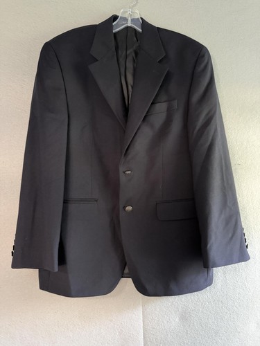Michael Michael Kors Blazer Sport Coat Mens 38S Blue 100% Wool Macy's Jacket