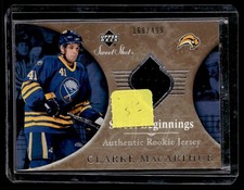 2006-07 Upper Deck Sweet Shot Clarke MacArthur Rookie 168/499 Buffalo Sabres
