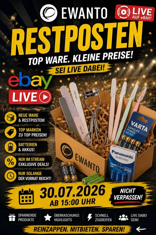 eBay Live EWANTO 2026-07-30