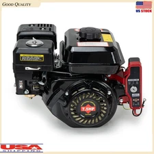 212cc 7.5 HP Gas Powered Go Kart Engine Motor 4-Stroke Electric Start 20mm Shaft