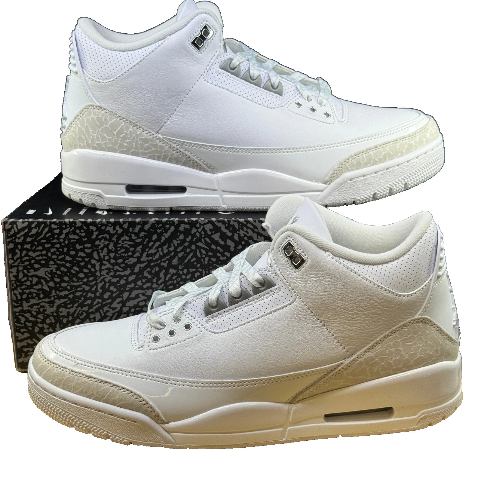 Size 13 - Air Jordan 3 Retro 2025 Pure Money CT8532-111 New With Box no lid thumbnail 9