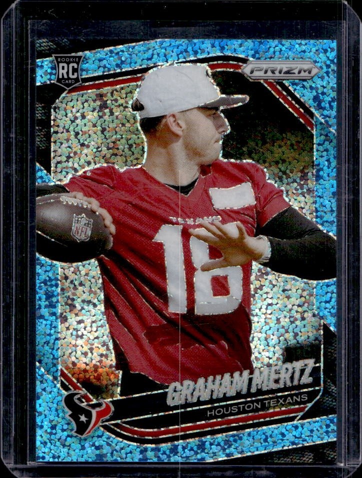 Graham Mertz Panini Prizm #392 Blue Sparkle