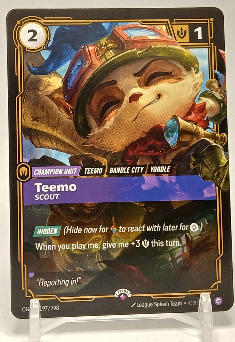 Riftbound Teemo Promo Card 197/298 League of Legends TCG English