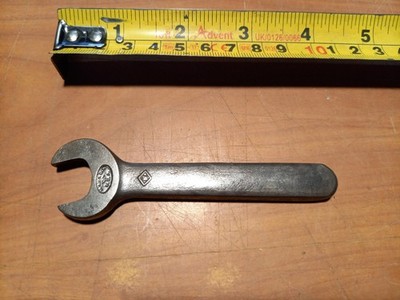 Vintage J.H.W. & Co USA (Williams) Lathe Wrench Single Ended Open Spanner GWO