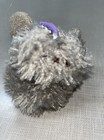PUSHEEN GUND gray with purple furry keychain animal — photo 1