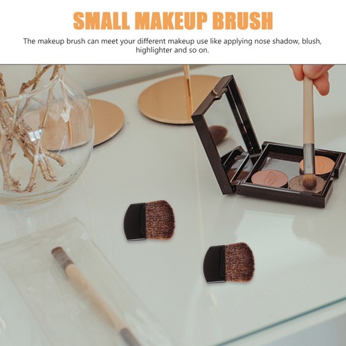 4 piezas brocha de maquillaje polvo de viaje para mujeres brochas pequeñas rubor mejillas cara - Imagen 9 de 12