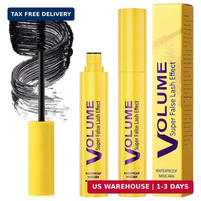 2pcs Bubble Mascara,Volume and Length,Washable Mascara Waterproof,Smudge-Proof &