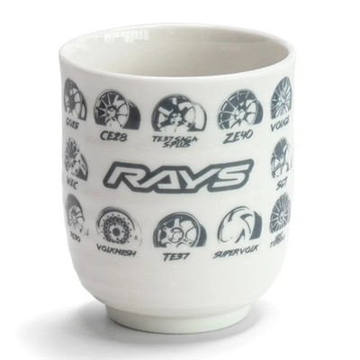 RAYS Official Goods & Accessories - Wheel Yunomi Japanese Tea Cup (1 pc)