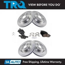 TRQ Front and Rear Brake Pad & Rotor Kit Fits 2019-2021 Subaru Forester Limited