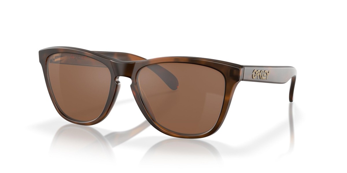 Oakley Frogskins Matte Brown Tortoise/Prizm Tungsten XL Sunglasses