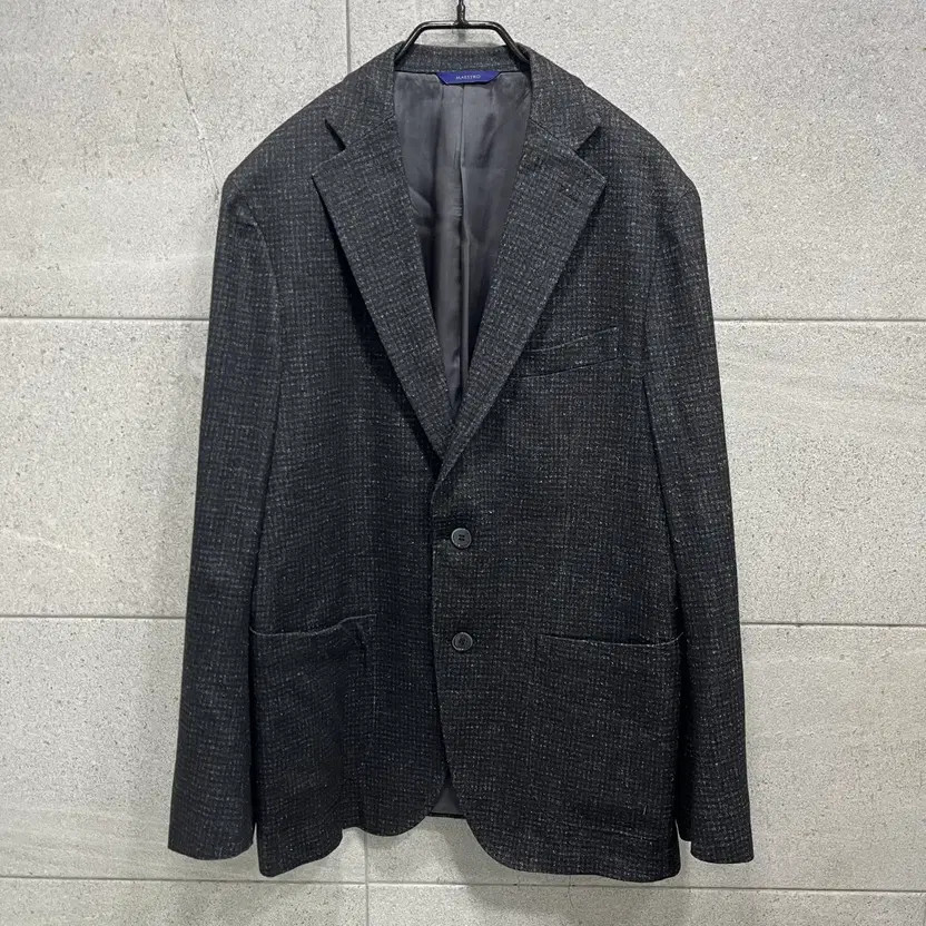 Maestro Checked Pattern Cashmere Blazer Jacket - image 8