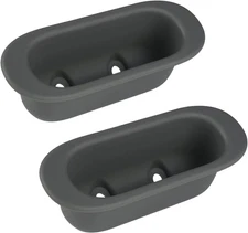 Interior Door Pull Handle Set for Select International Truck Models – Gray, Pair