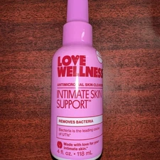 Love Wellness Intimate Skin Support I UTI Prevention and Cleanser Spray I Odor