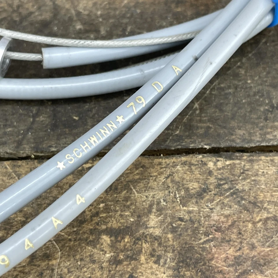 Vintage Schwinn ROAD BIKE Brake Cable 1979 Stamp Grey Barcon Housing NOS New - Image 3 of 4