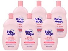 Baby Magic Gentle Baby Lotion  16.5 Fl Oz Pack of 6  Vitamins  Aloe, Pin...