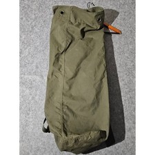 VTG US Military Duffle Bag Large Olive Green Canvas Backpack Straps Heavy Duty