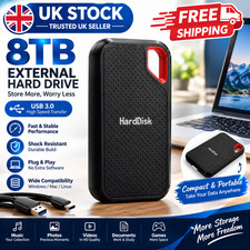 external hard drive 8TB High Speed Capacity Solid State Usb3.2 Laptop USA