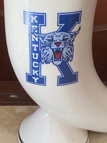 Vintage University Of Kentucky Horn Shaped Beer Stein. - Picture 2 of 4
