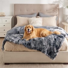 Bedsure Waterproof Dog Blankets for Large Dogs - Cat Blanket for Bed Couch Prote