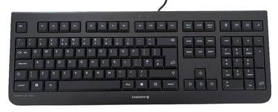 CHERRY KC 1000 USB-A schnurgebunden UK British QWERTZ Layout schwarz Tastatur UK britisch
