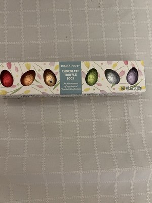 Trader Joe's Chocolate Truffle Eggs 2.22oz 63g 1 Box Easter