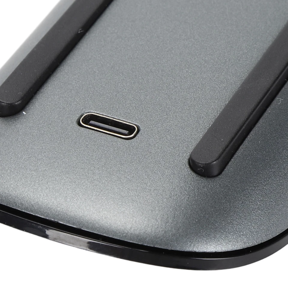 Wireless Mouse 1600dpi Low Noise Mouse USB C Rechargeable Curved - Image 3 of 4